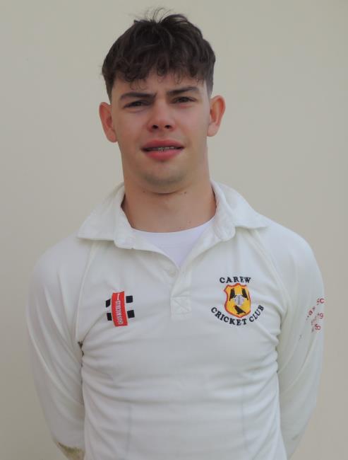Morgan Grieve - making runs again for Carew Morgan Grieve - making runs again for Carew